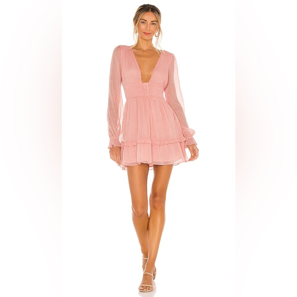Lovers + Friends Revolve Arline Dress in Pink size Small